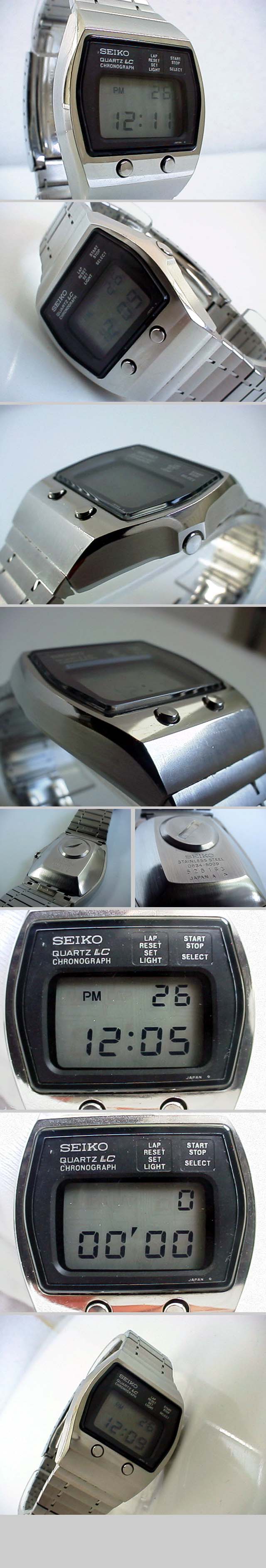 seiko quartz lc dual chronograph
